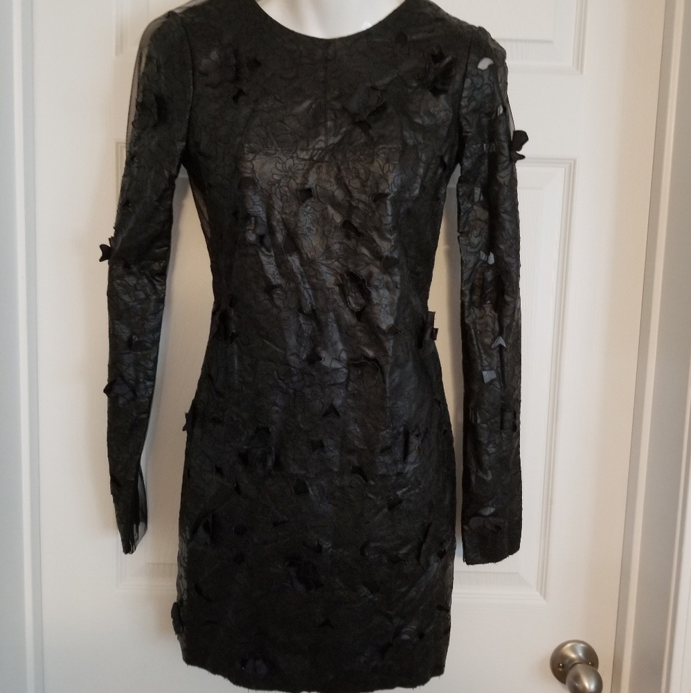 BCBG Max Azria Faux Leather